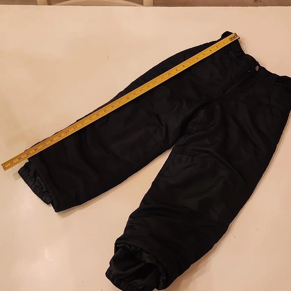 Cherokee Black Ski Snow Pants Insulated Winter Pants Size 6/7